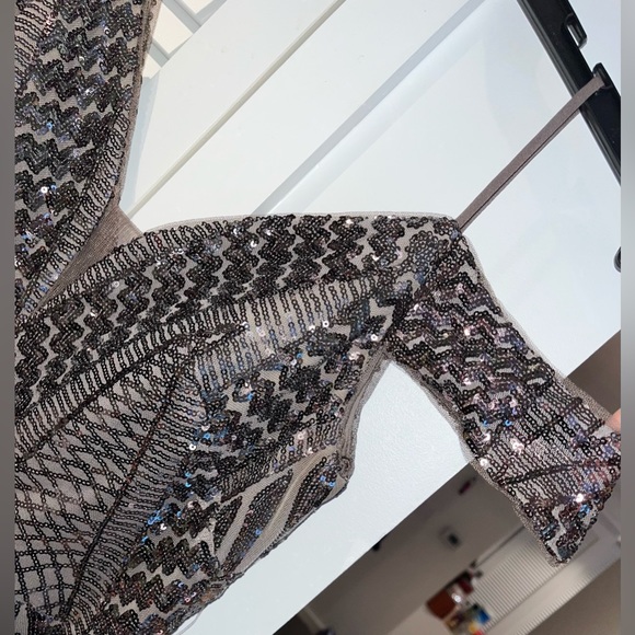 new without tag brown sequin formal gown - Picture 6 of 14